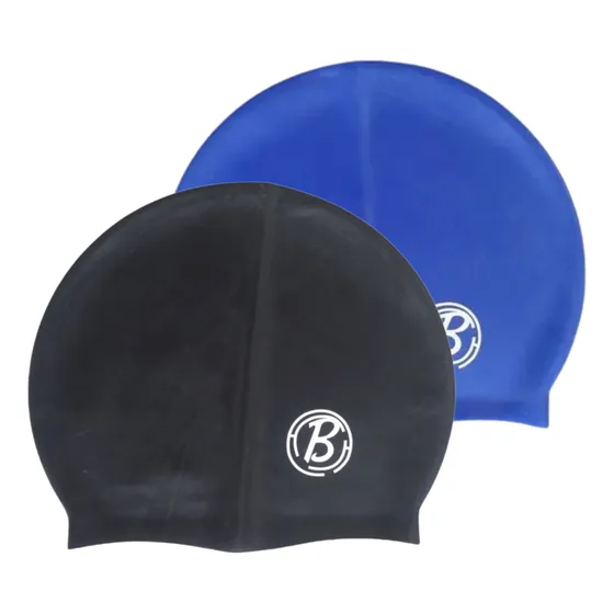 Kit 2 Touca Natação Hidroginastica Silicone Não Molha Cabelo
