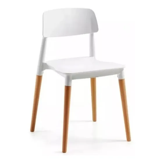 Silla De Comedor Baires4 Milán Con Estructura Color Blanco X 6 Unidades
