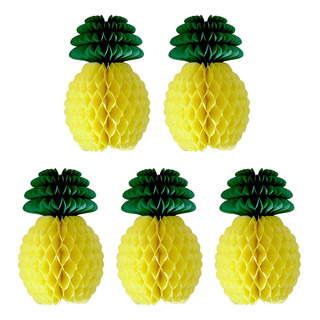 Decoraciones En Forma De Panal De Abeja Con Forma De Piña, 5 Decoraciones En Forma De Panal De Abeja Con Forma De Piña, 5