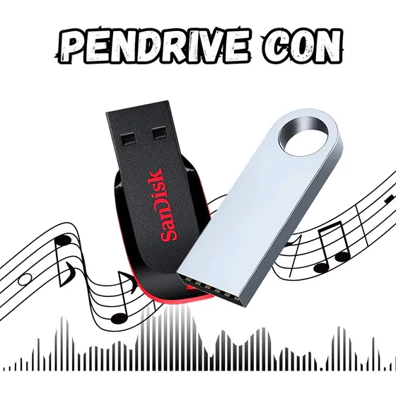 Pendrive 64 Gb Música Alta Calidad Personalizado A Tu Gusto