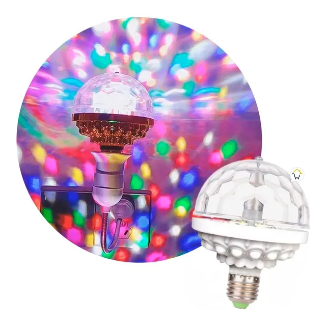 Bombillo Led Giratorio Rgb Discotequero Luz Navidad Xx211
