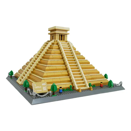 Pirámide Maya - Juego De Bloques De Construcción, 1340 Pieza