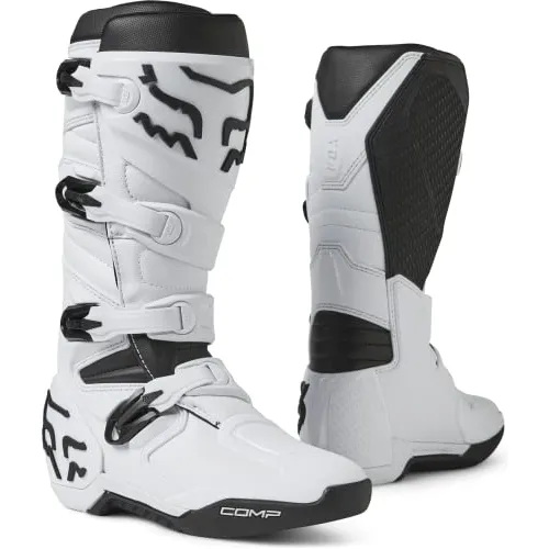 Fox Racing Comp Botas De Motocross, Blanco, 9