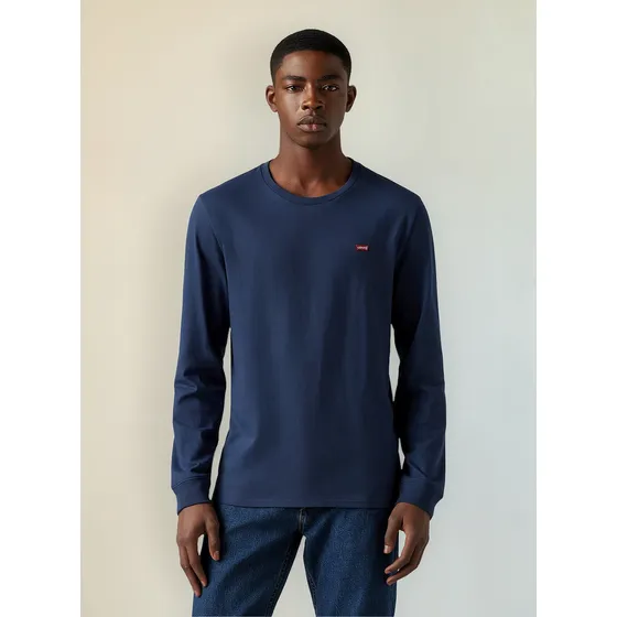 Polo Hombre Ls Original Hm Tee Azul Levis 72848-0001