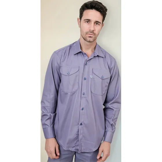 Camisa De Trabajo Ombu  Talle 50 Al 56