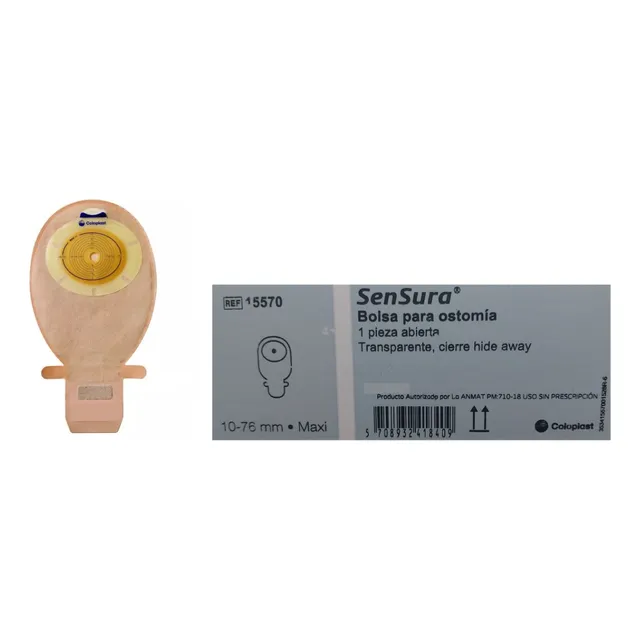 Bolsa Colostomia Abierta Coloplast Maxi 15570 Drenable X 5u