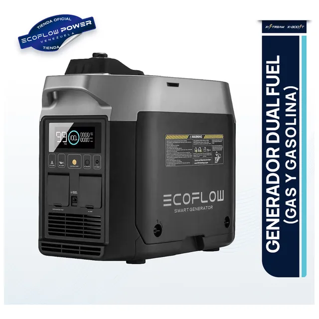 Ecoflow Smart Generator Dual - Generador Inteligente A Gas