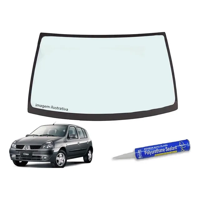 Parabrisa Dianteiro - Renault Clio 1999-2012 /+1 Cola