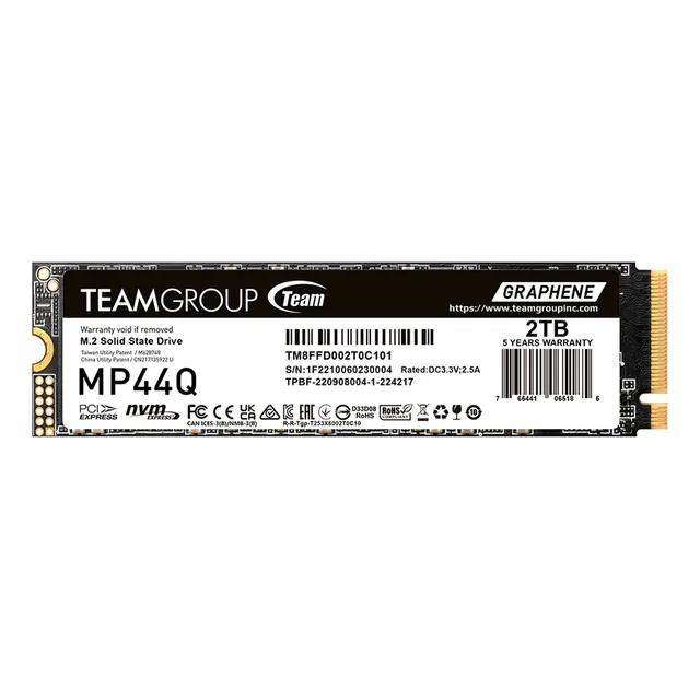 Estado Solido Teamgroup Mp44q M.2 2tb Tm8ffd002t0c101 Color Negro