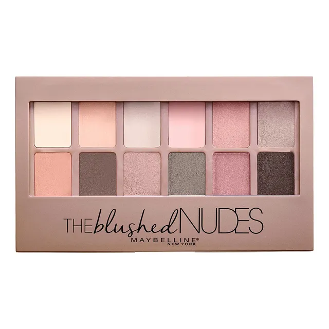 Paleta De Sombras The Blushed Nudes Maybelline Sombra