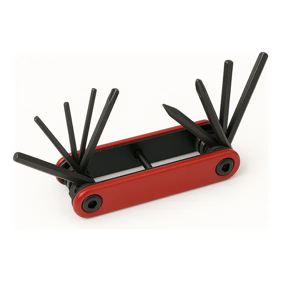 Kit Herramienta Llave Allen Multifuncional Bicicleta 9 En 1