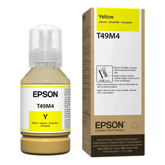 Tinta Original Sublimática Epson F170 F570 T49m420 Amarelo