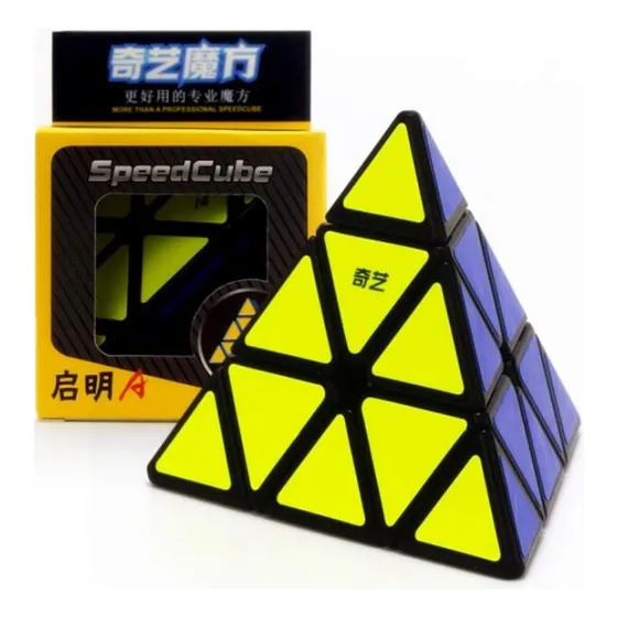 Cuberspeed Qiyi Pyraminx Cubo De Velocidad Negro Juguetes 