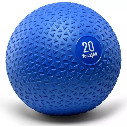 Pelota De Entrenamiento De Fuerza Y Crossfit - 9 Kg. Azul.