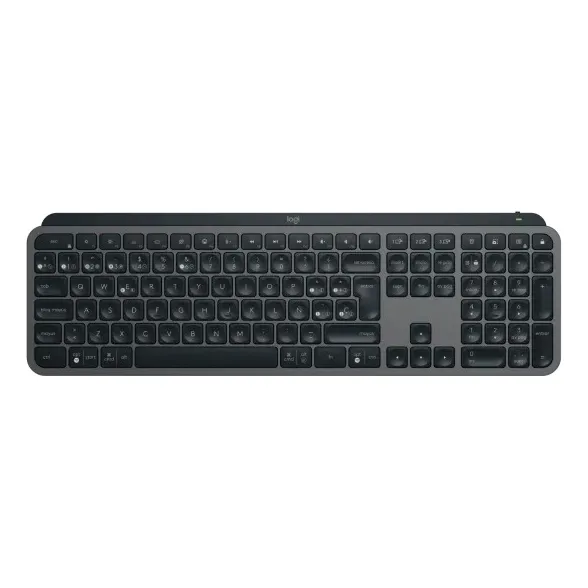 Teclado Logitech Mx Keys S Inalambrico Iluminado Bluetooth Color del teclado Grafito