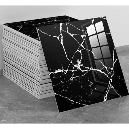 Kit 50 Placas  Mármore 3d Adesiva Pode Molhar Autocolante