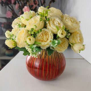 2pcspeonías Artificiales De Plástico 30 Cm Flores Artificial 2pcspeonías Artificiales De Plástico 30 Cm Flores Artificial