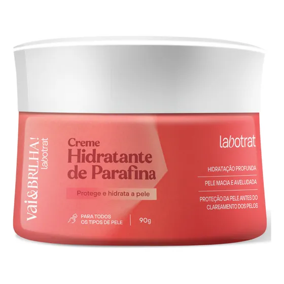 Creme Hidratante Parafina Corporal Banho De Lua Labotrat 90g