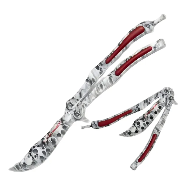 Navaja Mariposa Cuchillo Plegable Balisong Trucos Filo