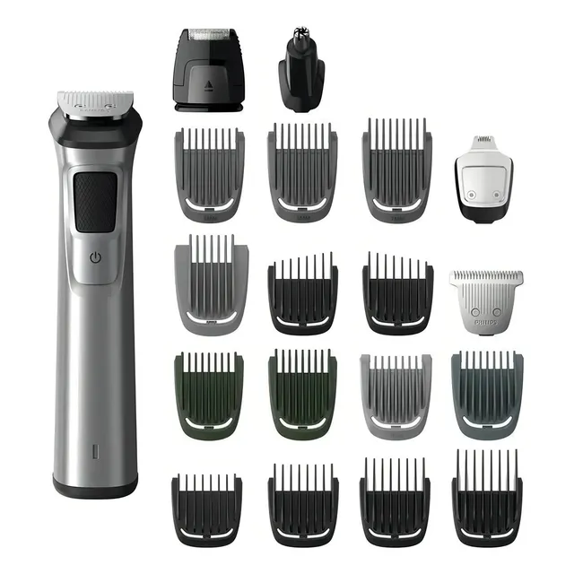 Rasuradora y cortadora de pelo Philips Multigroom 7000 MG7790 plata 220V