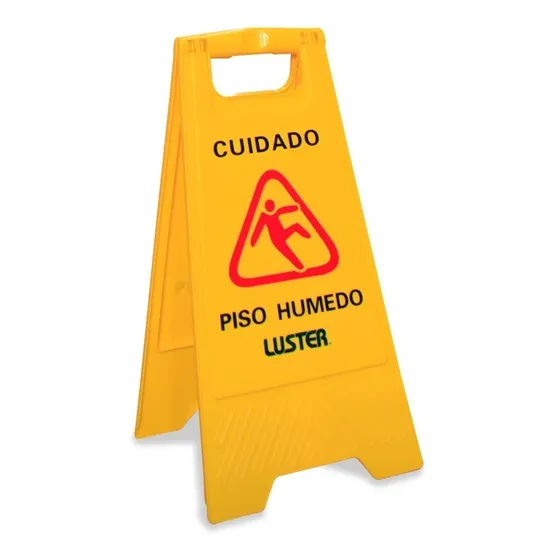 Señalética Piso Mojado Amarilla Tipo A Amarillo