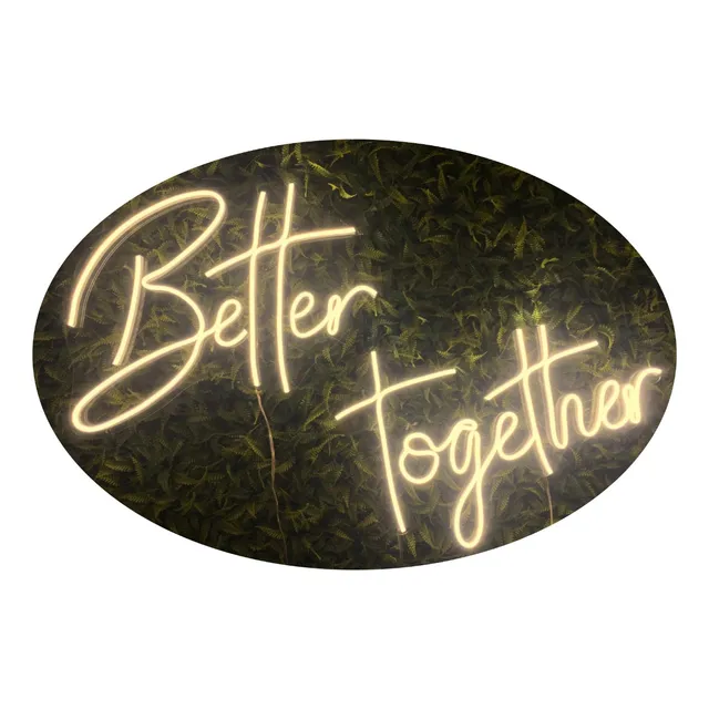 Better Together Neon Led Acrilico 4mm Luminoso Casamento