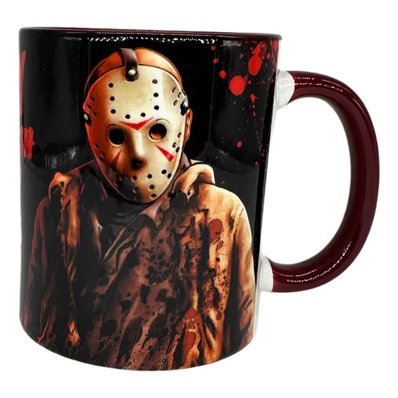 Viernes 13 Jason 13th Taza Ceramica Terror