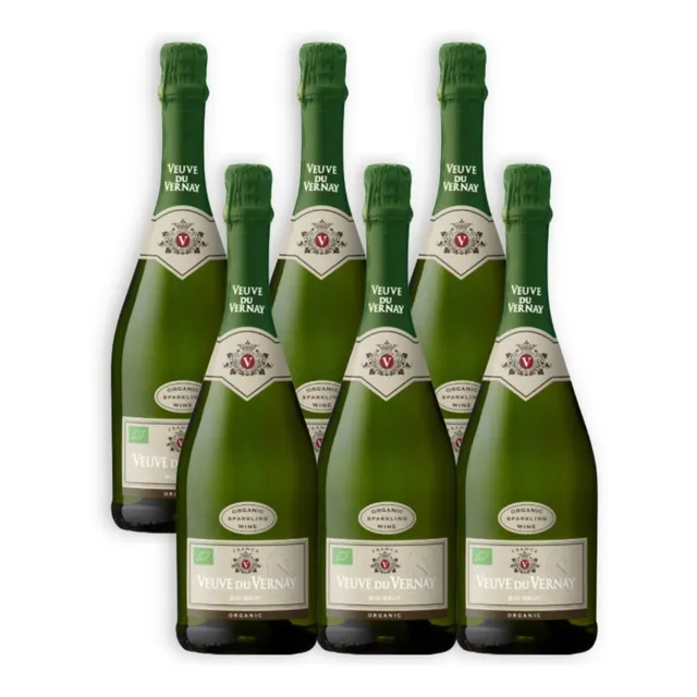 Vino Espumante Veuve Du Vernay Organic Bio Brut X6u 750ml