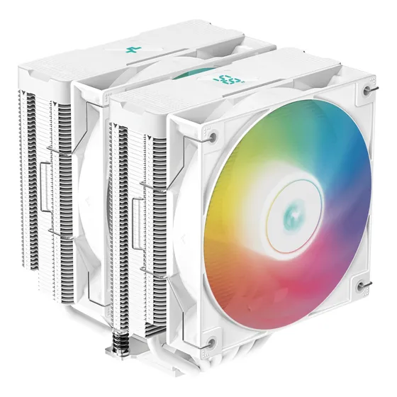 Cooler Processador Deepcool Ag620 Digital Branco Dual Argb