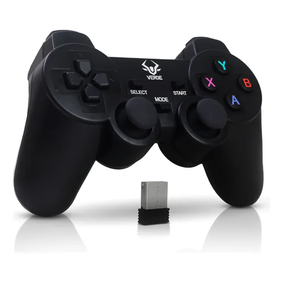 Controle Usb Joystick Sem Fio Para Computador E Notebook