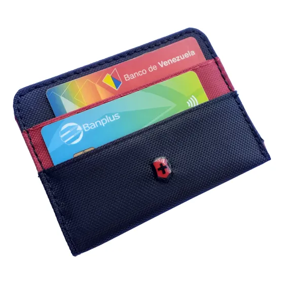 Billetera Cartera Tarjetero De Caballero Logo Victorinox