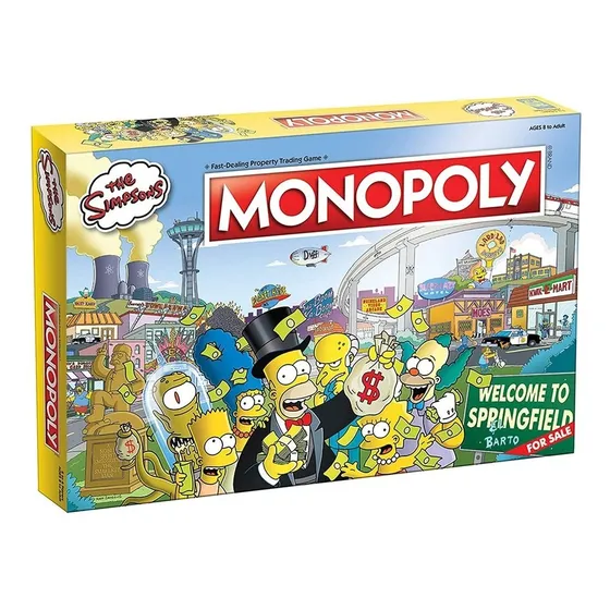 Juego De Mesa Monopoly Los Simpsons Hasbro Original