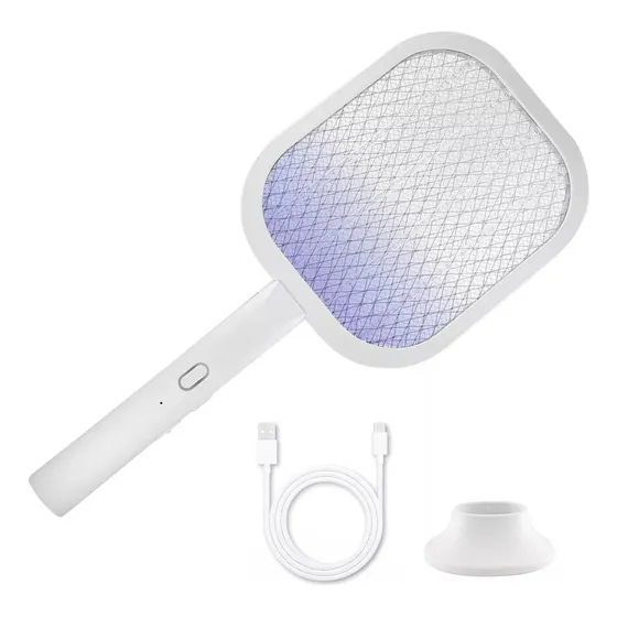 Mata Moscos Mosquitos Moscas Electrico Usb Led Uv Raqueta