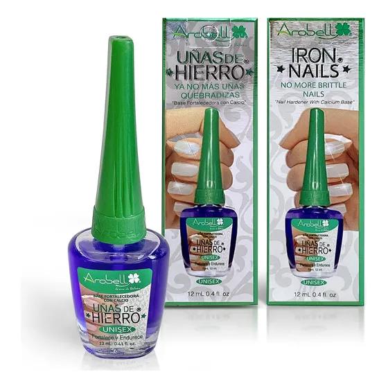 Fortalecedor De Uñas Arobell Iron Nails, Endurecedor De Uñas