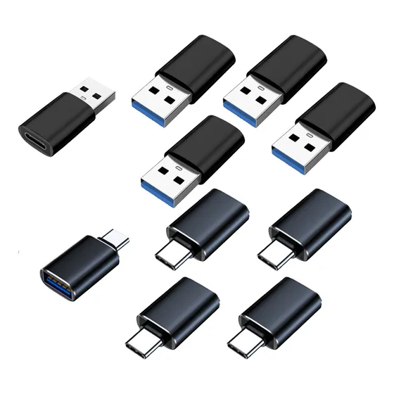 10Pcs Adaptador Usb Tipo C Hembra A Usb Macho