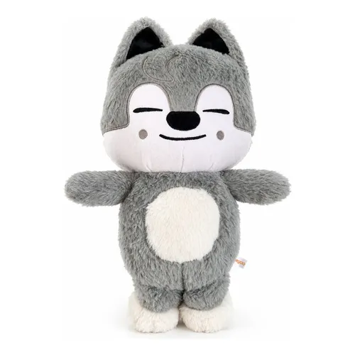 Pelúcia Skzoo Personagem Wolf Chan Stray Kids Cartoon 20cm Cor