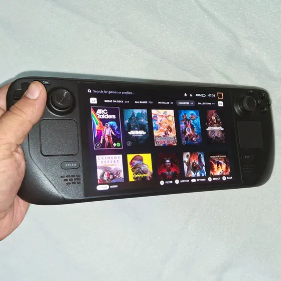 Valve Steam Deck Oled 1tb Cor Preto