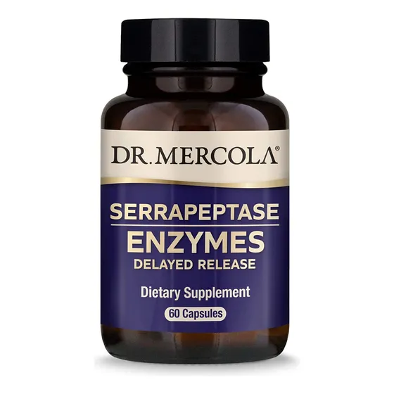 Suplemento De Enzimas Serrapeptasa 60 Capsulas Dr Mercola