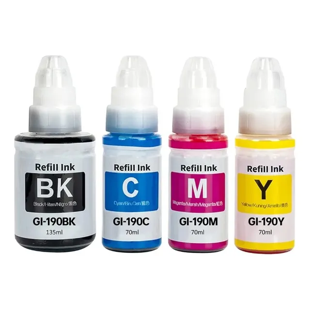 Kit 4 Tintas Compatible Con Canon Gi 190 G1110 G2110 G3110