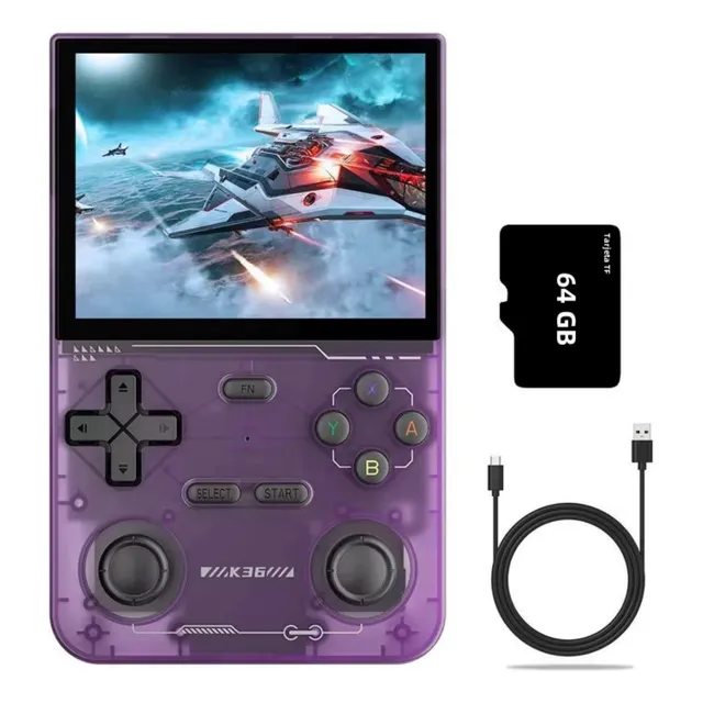 Consola Videojuego K36 Emulador R36s 64gb - Consola K36