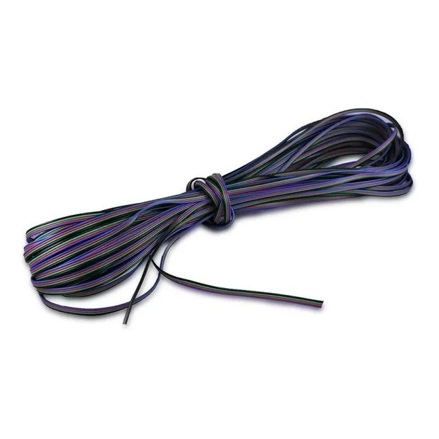 Cable Rgb De 1mm 18 Awg Para Tiras Luces Led X10m