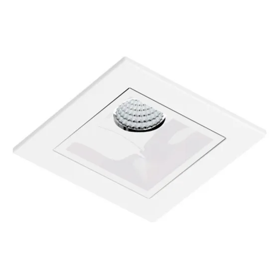 Spot Embutir Recuado Picco 34° Interlight 3w Led Luz Amarela