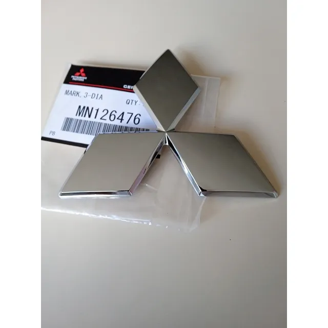 Emblema Cromado 3 Diamantes Delantero Para Mitsubishi Lancer