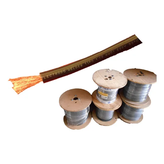 Cable Portaelectrodo 100 % Cobre, Cal. 2, Rollo 8 Metros