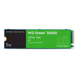 Ssd Wd Green Sn350 1tb M.2 2280 Nvme 2400 Mb/s Wds100t2g0c Cor Verde Ssd Wd Green Sn350 1tb M.2 2280 Nvme 2400 Mb/s Wds100t2g0c Cor Verde