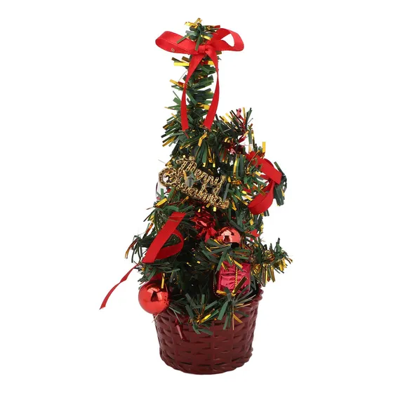 Mesa Con Forma De Mini Árbol De Navidad Artificial, Bonito E