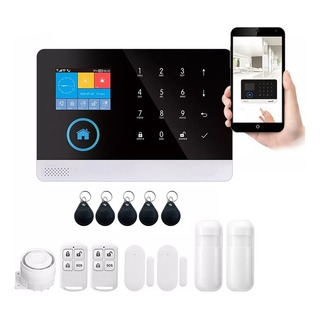 Alarma P/sistema De Seguridad Inalámbrico 433mhz Wifi + Gsm Alarma P/sistema De Seguridad Inalámbrico 433mhz Wifi + Gsm