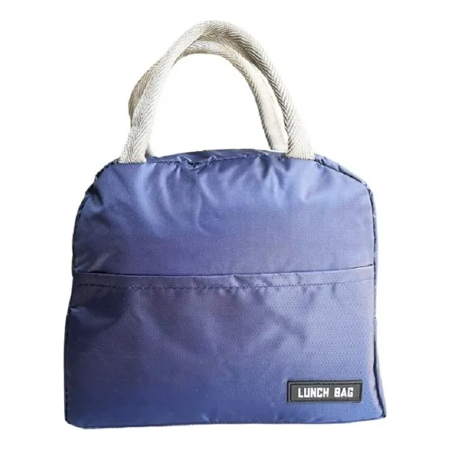 Bolso Lonchera Térmica Azul Trabajo Oficina Caliente Frio