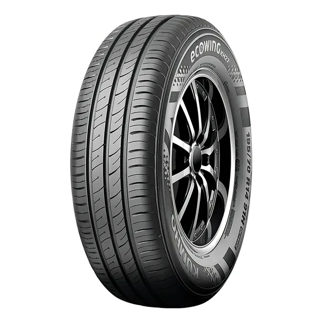 Llanta 195/55r16 Kumho Kh27 Ecowing 87v Blk Índice De Velocidad V