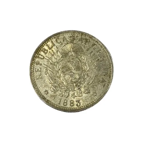 Argentina- Moeda De Prata De 1883